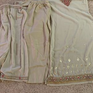 Punjabi suit with pant ( brand new)